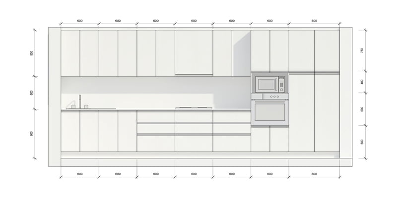 طراحی آشپزخانه ، طراحی کابینت ، آشپزخانه مدرن